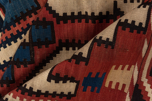 Antique Kilim Area Rug (6' x 10')
